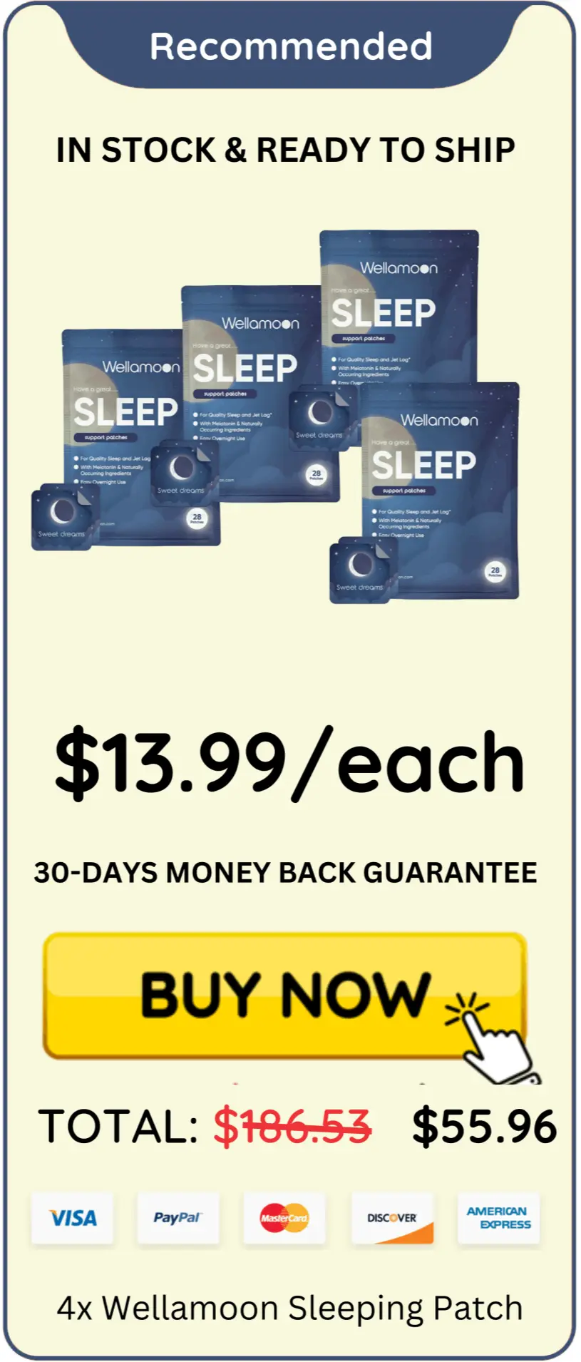 Wellamoon Sleeping Patch offer price